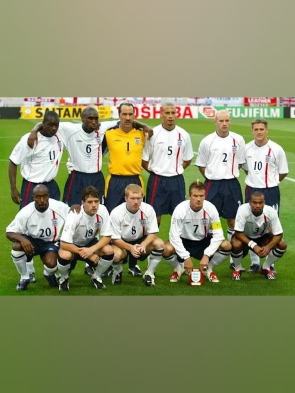 England Beckham #7 Long Sleeve 2002 Jersey XXL 🏴 - Picture 6 of 7
